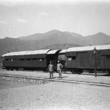 Bahnhof Morogoro, vor den Uluguru-Bergen